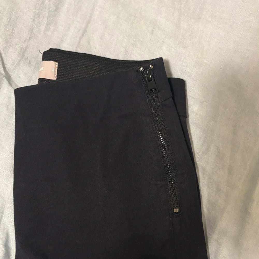 Everlane Black Straight-Leg Women's Pants - Picture 2 of 6